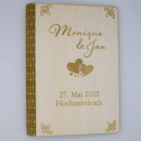 Gästebuch aus Holz Cover